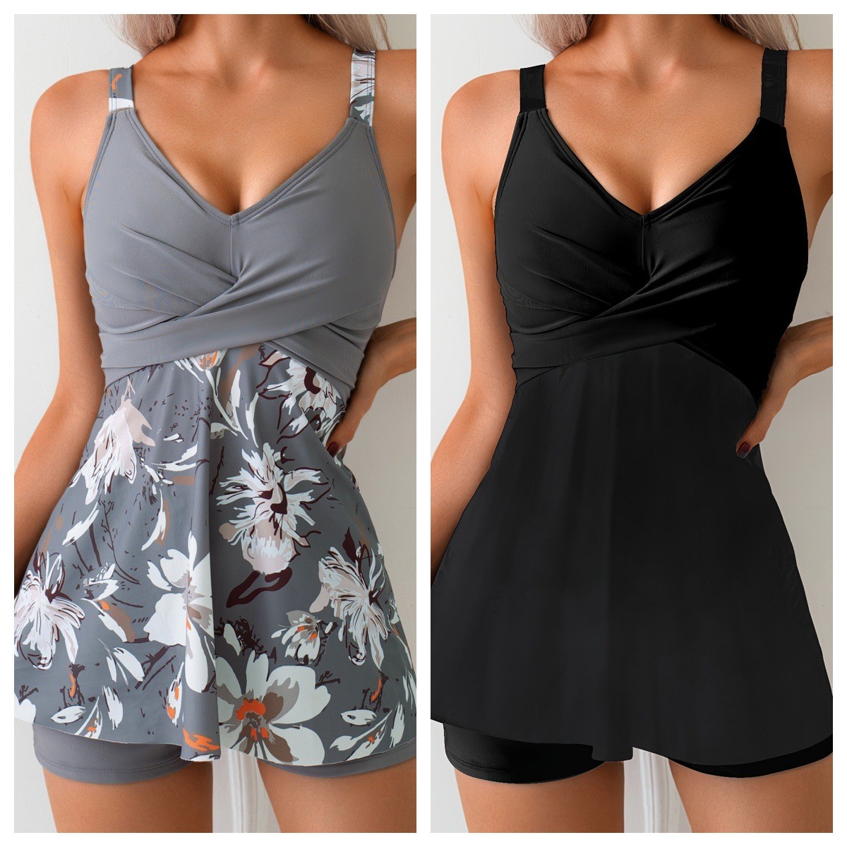 Tops - Mayo Kadın Tankini İki Parçalı V