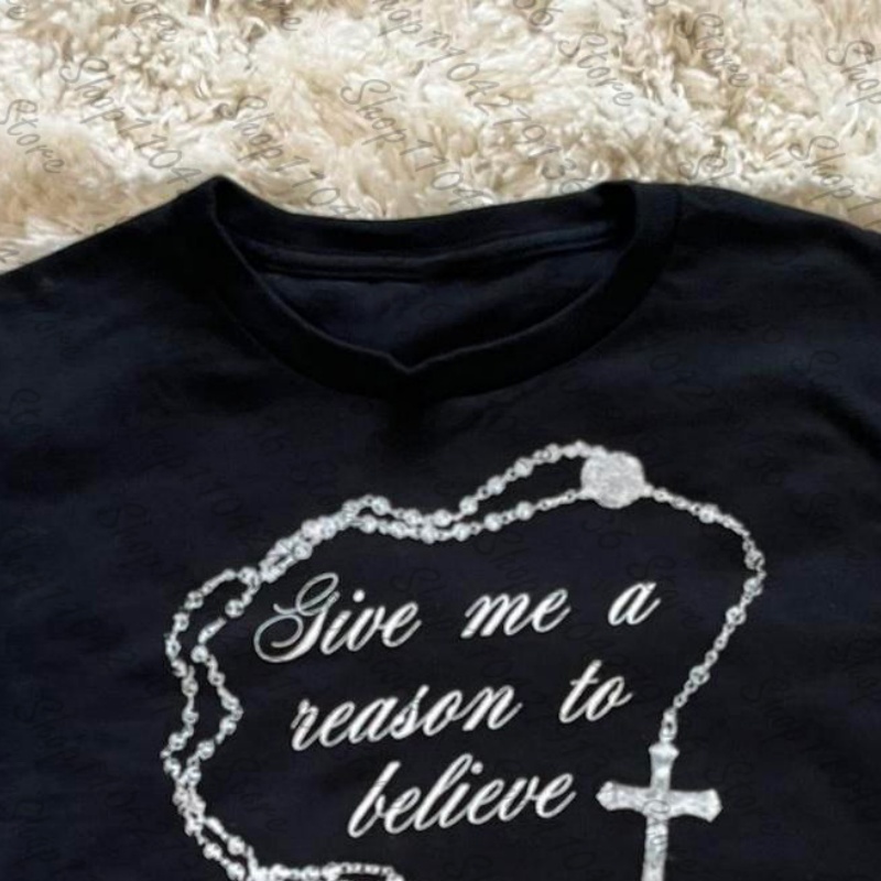 Y2K Graphic Baby Tee Crop - 2000'ler Kadın Giyim Y2K Kıyafetleri Vintage