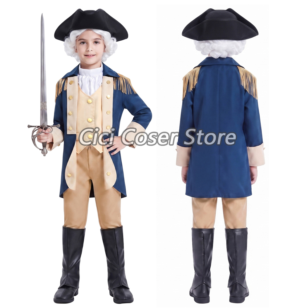 Dresses - Çocuklar için Kolonyal George Washington Kostümü,