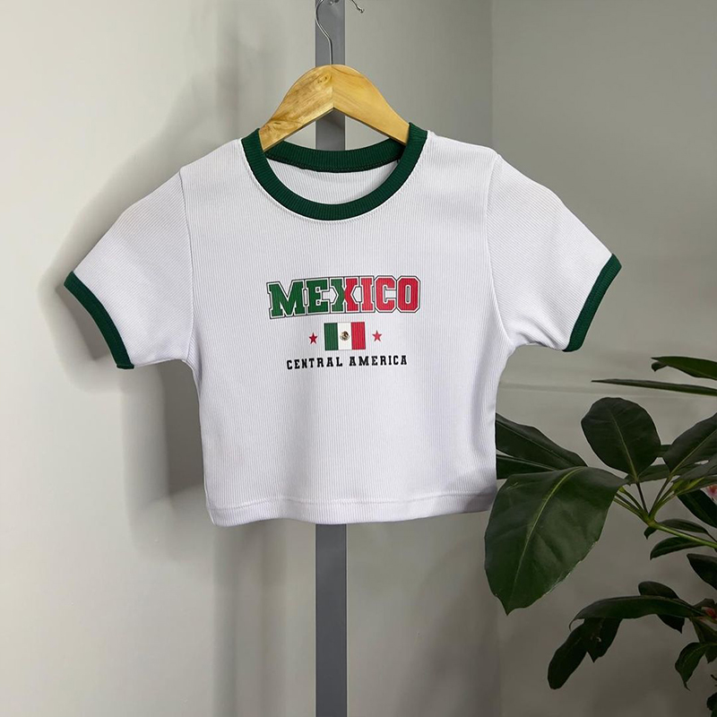 Meksika Fairycore Ince T-shirt - Y2K Graphic Baby Tee Crop incelemesi ve fiyatı