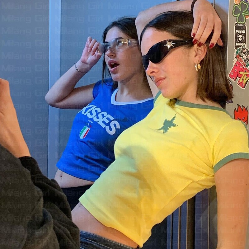 2023 Kadın Mektup Gotik Kırpma - Y2K Graphic Baby Tee Crop incelemesi ve fiyatı