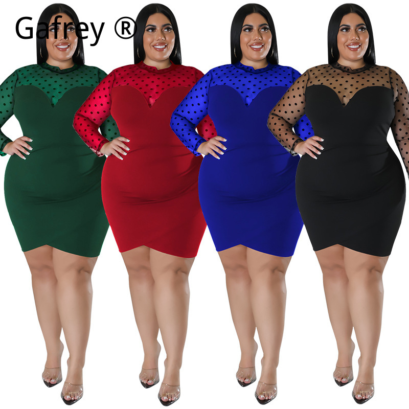 XXL 3XL 4XL 5XL Büyük Beden Ka - Sexy Mesh Sheer Bodycon Dress incelemesi ve fiyatı
