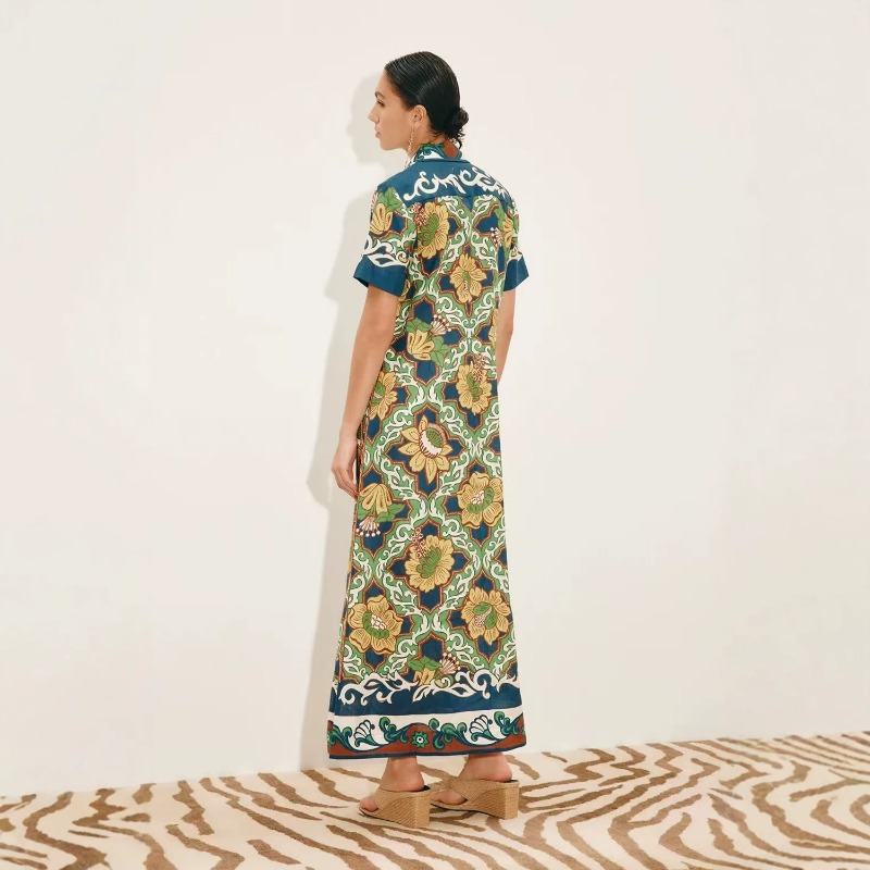 2026 Sonbahar Yeni Orijinal Mo - Casual Loose Linen Shirt Dress incelemesi ve fiyatı