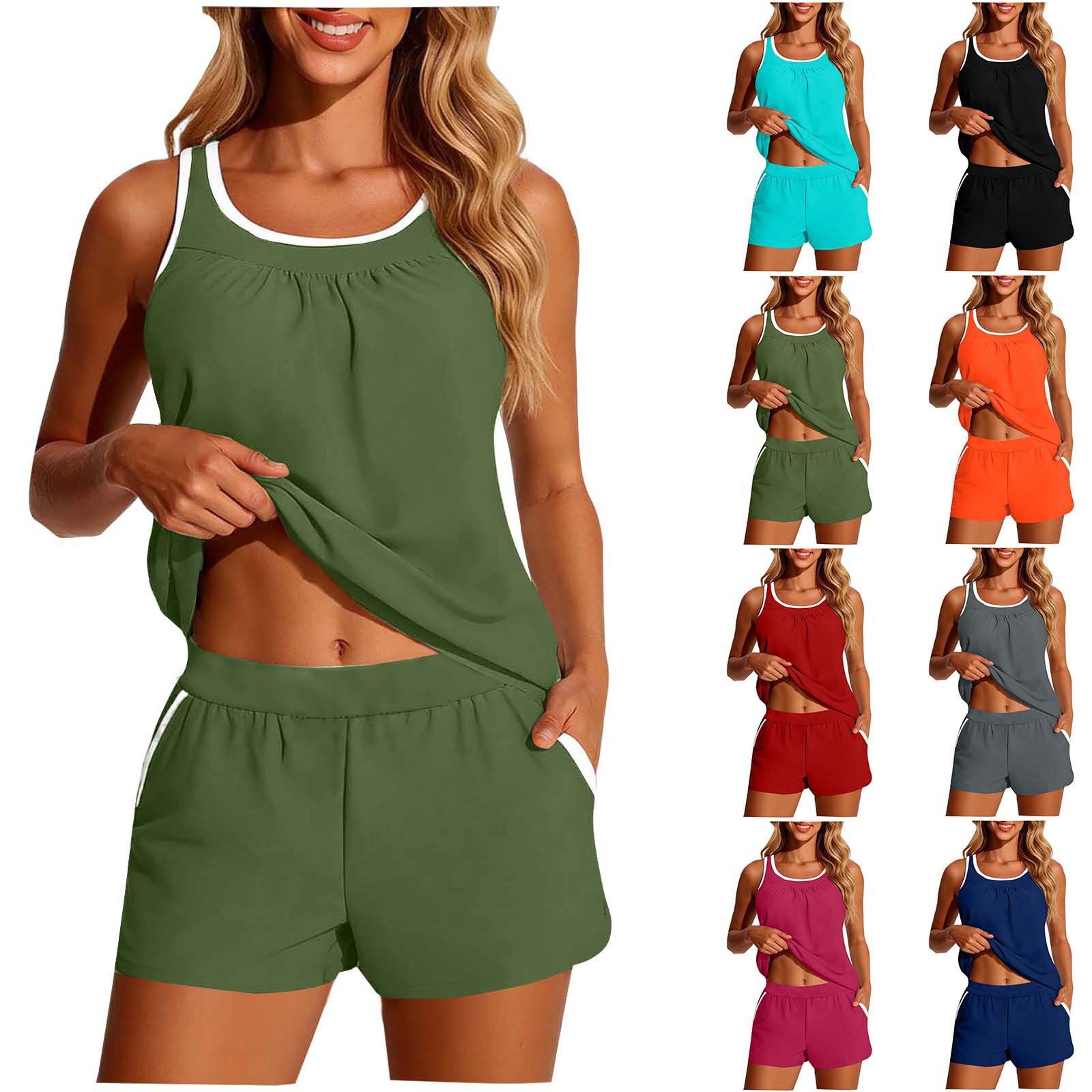 Kadın 2 Parça Mayo Kolsuz Kırp - Swimwear incelemesi ve fiyatı