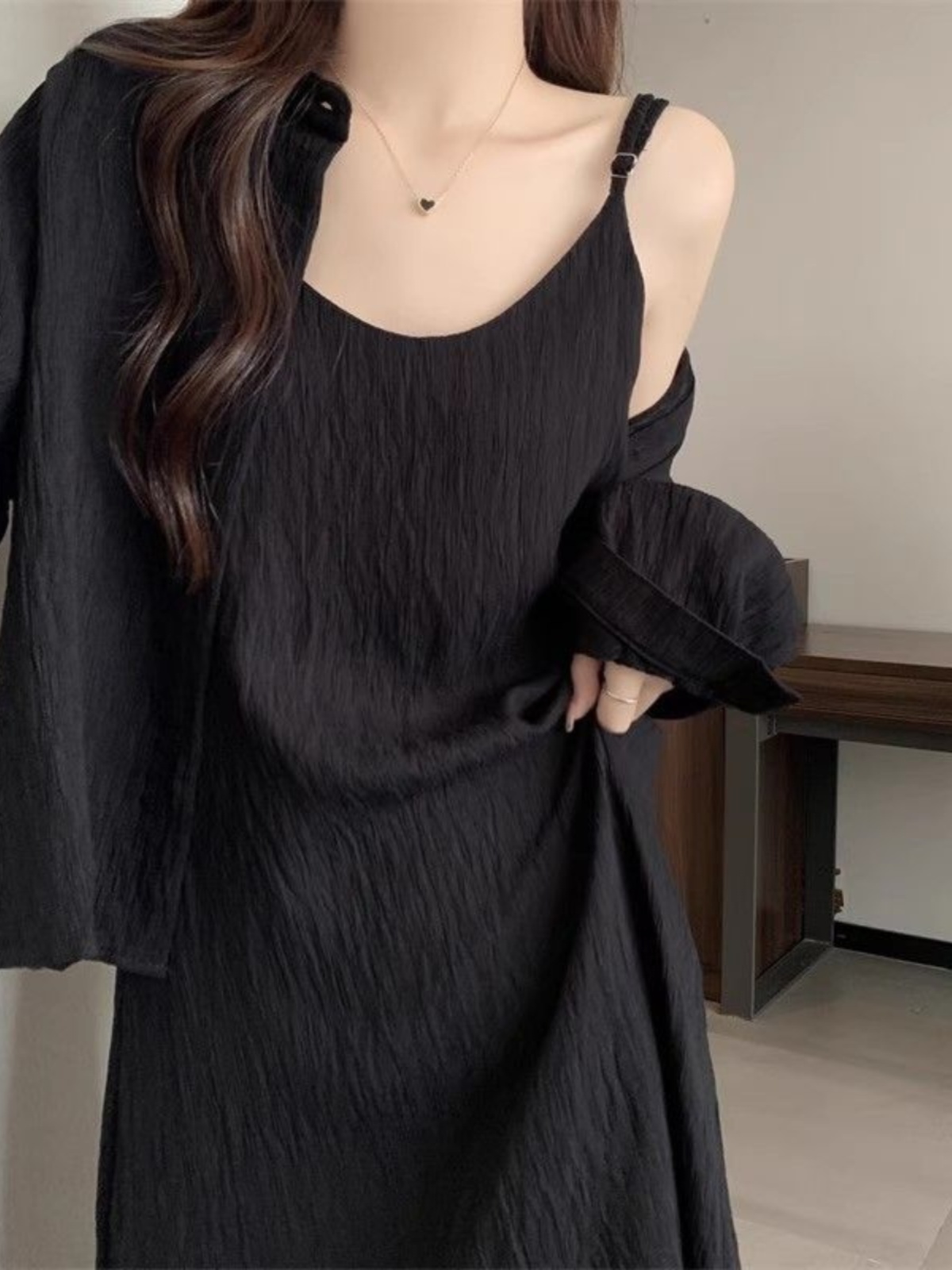 Artı Boyutu Yaz Gevşek kadın E - Korean Style A Line Shirt Dress incelemesi ve fiyatı