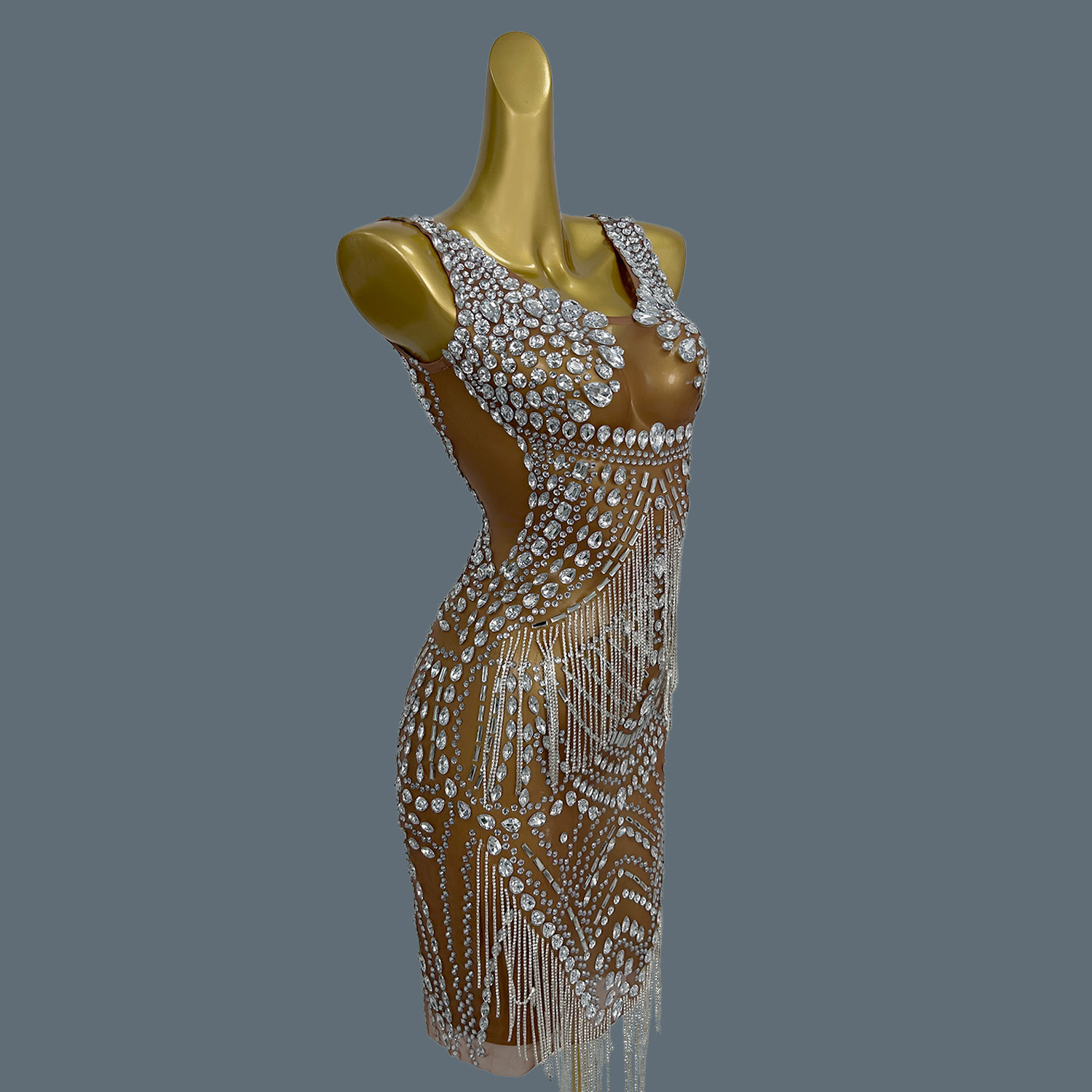 Kadınlar İçin Seksi Abiye Elbi - Sparkly Rhinestone Club Party Dress incelemesi ve fiyatı