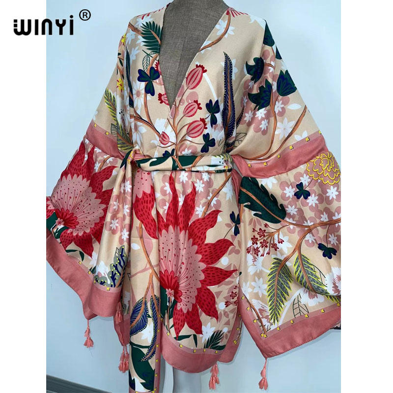WINYI Kadınlar İçin Sonbahar E - Boho Summer Beach Maxi Dress incelemesi ve fiyatı