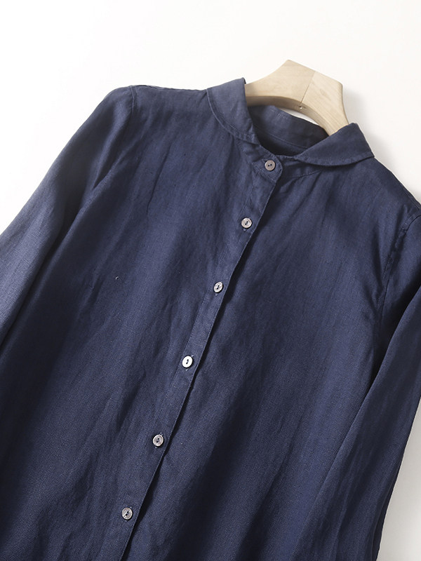 Günlük Pamuklu Keten Bol Gömle - Casual Loose Linen Shirt Dress incelemesi ve fiyatı