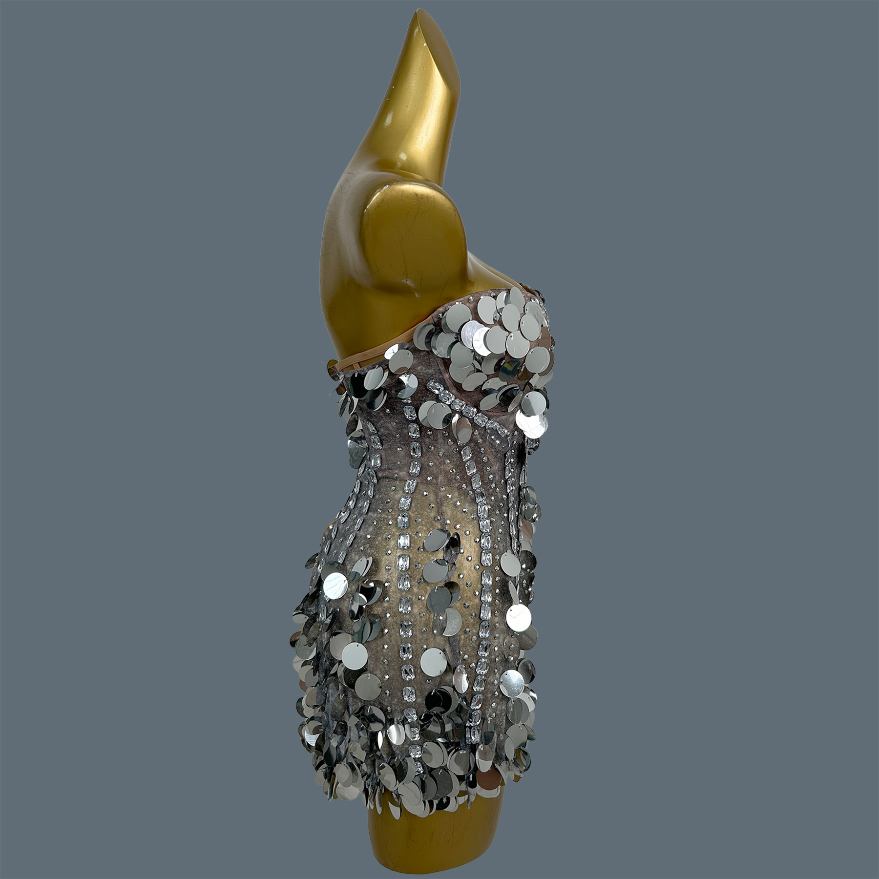 Kadınlar İçin Askısız Işıltılı - Sparkly Rhinestone Club Party Dress incelemesi ve fiyatı