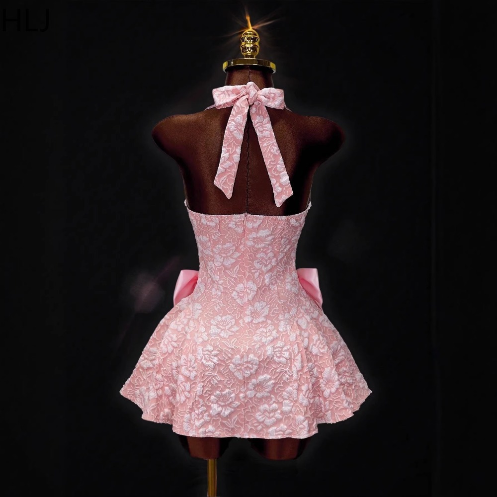 HLJ Y2K Seksi Jakarlı Patchwor - Y2K Backless Halter Mini Dress incelemesi ve fiyatı