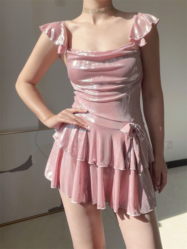 Güzel görünümlü parlak pembe m - Swimwear incelemesi ve fiyatı
